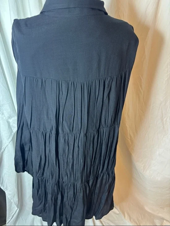 Bluivy Navy Collar Top - Picture 6 of 8